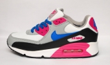 nike air max 90 white/pink/blue woman winter
